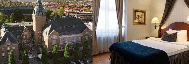 Elite-Stadshotell-Västerås rum och facade